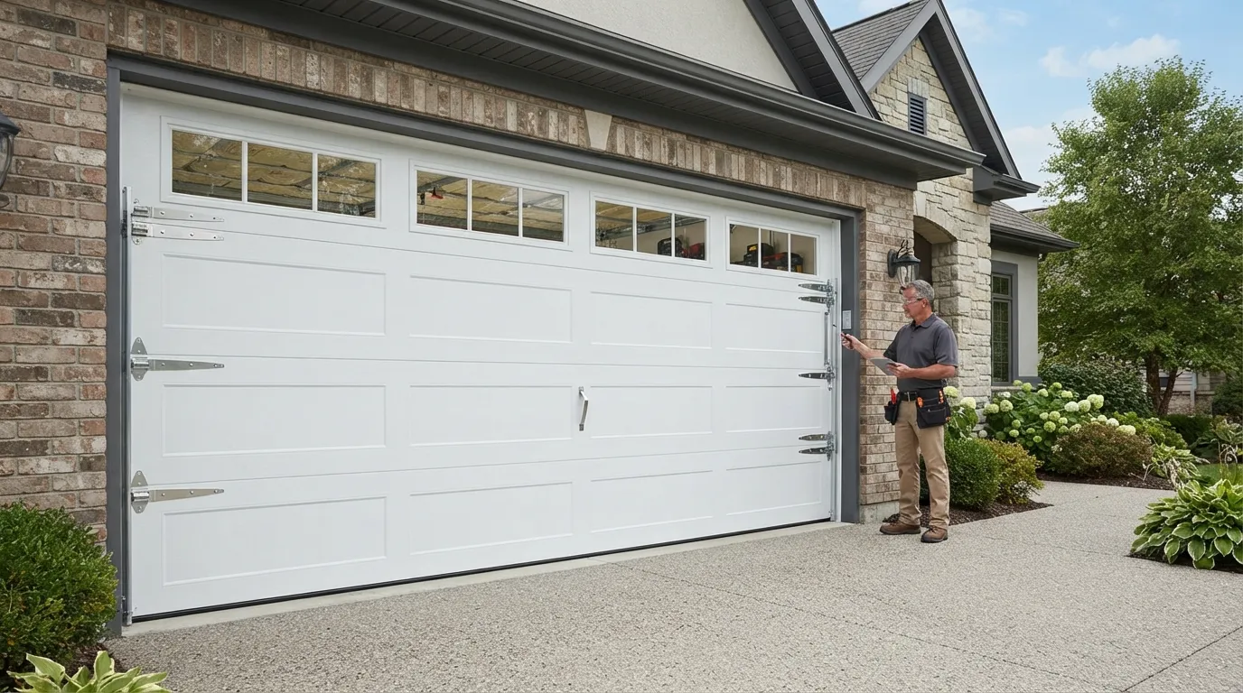 New garage door installed on a Glendale Arizona home