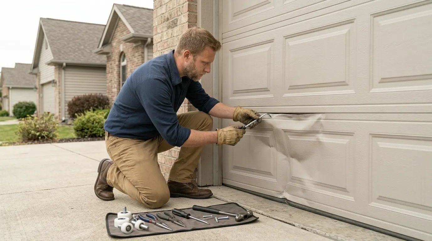 Panel Replacement for Glendale's Builder-Grade Steel Doors in Glendale