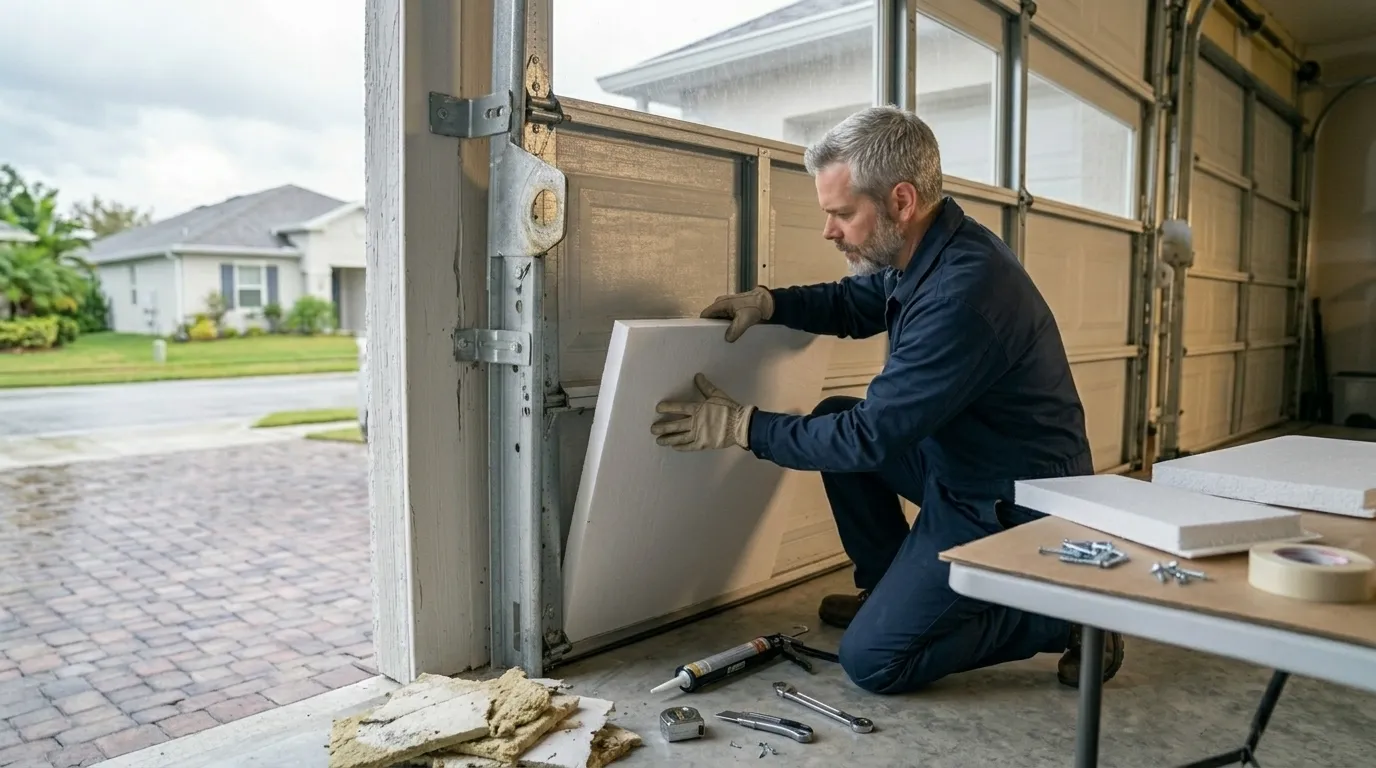 Panel Replacement for Sun City West's 1990s Steel Sectional Doors in Glendale